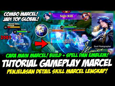 TUTORIAL MARCEL HERO BARU + PENJELASAN SKILL MARCEL❗EMBLEM & BUILD MARCEL TERBARU❗CARA MAIN MARCEL