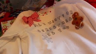❄ DIY Ugly Christmas Sweater Tutorial!☃ (CRAFTMAS)