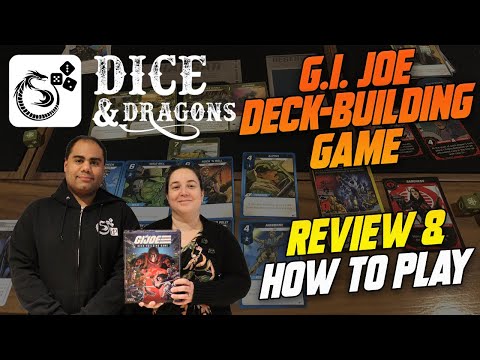 Dice and Dragons - G.I. Joe Deck Building Game Review and How to Play