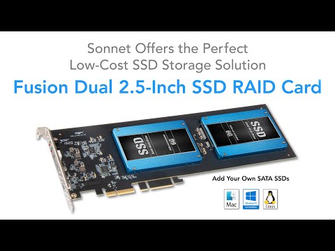 Fusion Dual 2.5-Inch SSD RAID Card