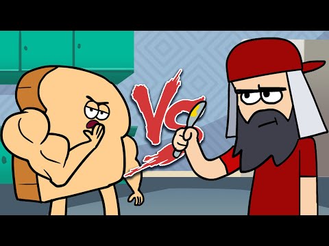 Pão em Forma Vs. Mussoumano - Batalha Animada (Desenho Animado)