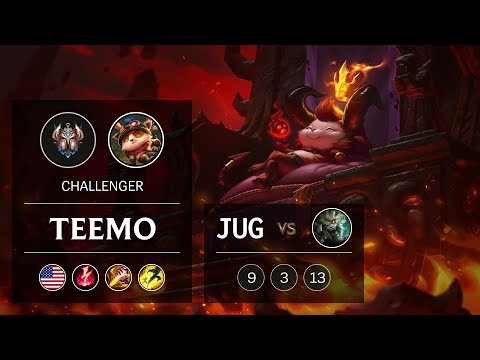 Teemo Jungle vs Rengar - NA Challenger Patch 9.5