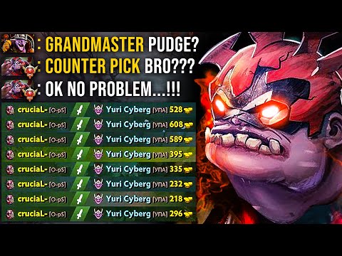 GRANDMASTER Pudge Vs COUNTER PICK Timbersaw | Pudge Official
