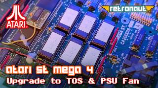 Atari Mega4 CH03: Next Level Atari Mega with an OS Upgrade and Super-Silent PSU Fan!