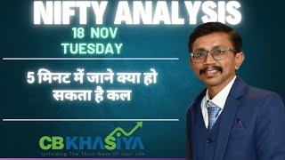 Nifty Elliott Wave Analysis for 18 Nov 2025 onward