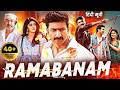 Gopichand S RAMABANAM 2024 New Released Hindi Dubbed Movie Jagapathi Babu Dimple South Movie