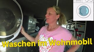 TinyWASH Waschmaschine in unserem Wohnmobil eingebaut /  Binder Reisemobile