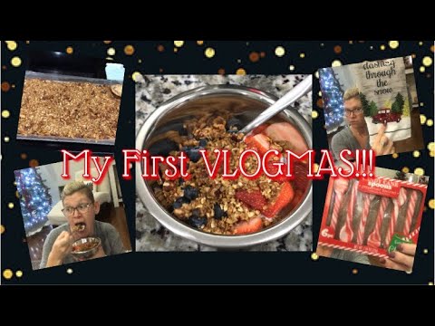 My First Vlogmas! / Easy Homemade Granola Recipe / Dollar Tree Haul!