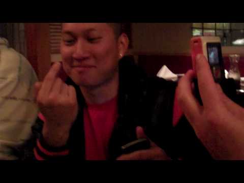 Valentines Day Dinner w/ Steve Aoki, his mom, Afrojack and Dan Sena.