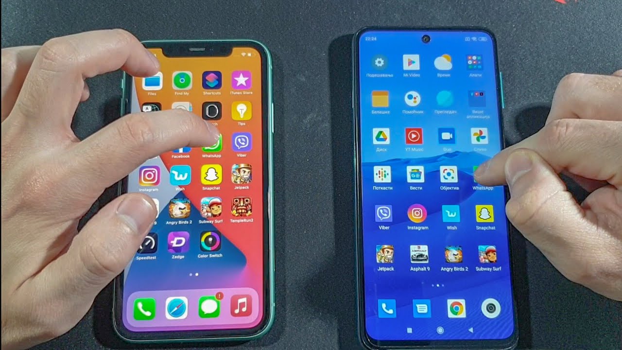 Iphone 11 vs Xiaomi Redmi Note 9 Pro Comparison Speed Test