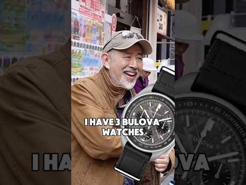 Wow, he had 3 Bulova watches! 😱 #Watches #Bulova #streetinterview #watchaddict