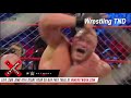 Latest Triple H Vs Brock Lesnar Steel Cage Match