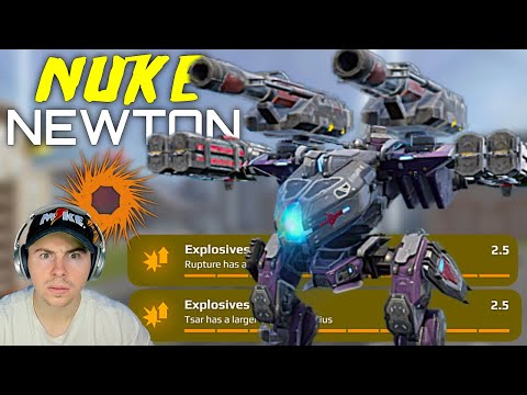 Biggest Rocket SPLASH In The Game - Tsar Newton Is MADNESS... | War Robots