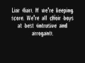 Liar (It Takes One to Know One) - Taking Back Sunday