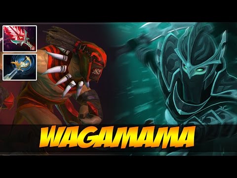 Wagamama 7600 MMR Plays Bloodseeker and Phantom Assassin - Dota 2