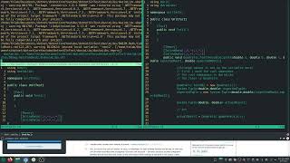 manjaro tricks   open terminal in vim with split screen