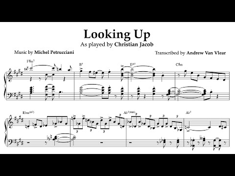Looking Up - Christian Jacob (piano transcription)