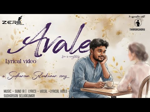 Avale - Lyrical video|Tamil independent album song |Sudharsan selvakumar | Suno ai l Thandachoru