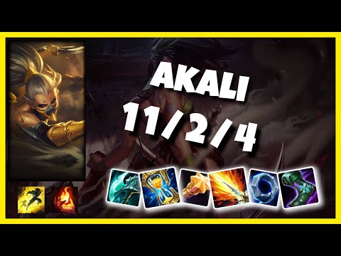 Akali vs Katarina EU Challenger MID (11/2/4) Gameplay Replay - Patch 10.23