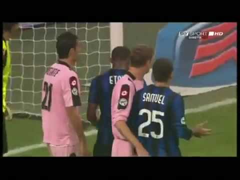 Inter Palermo 5 3 Goal Highlights Commento Sky Sport 10a Giornata serie a tim 29 10 09 HD