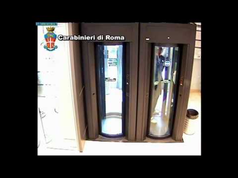 Fonte Nuova, rapina in banca con taglierino.flv