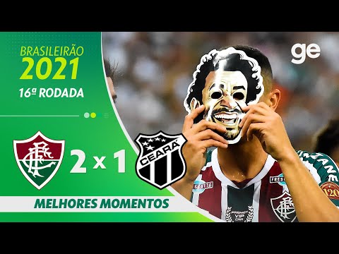 Gols e lances de Fluminense x Ceará