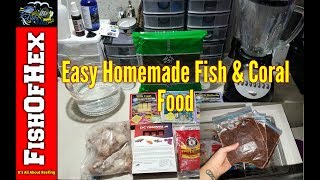 DIY Fish & Coral Food | Easy Mode