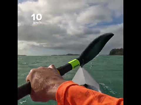 Choppy sea #surfski #choppy #kayaker #newzealand