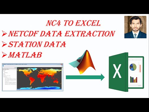 How to Extract NetCDF Lat and Lon Data Using MATLAB| Precipitation Data Extraction || NC4 to Excel|