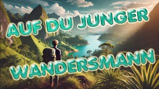 Auf du junger Wandersmann | Volkslied mit Text zum Mitsingen