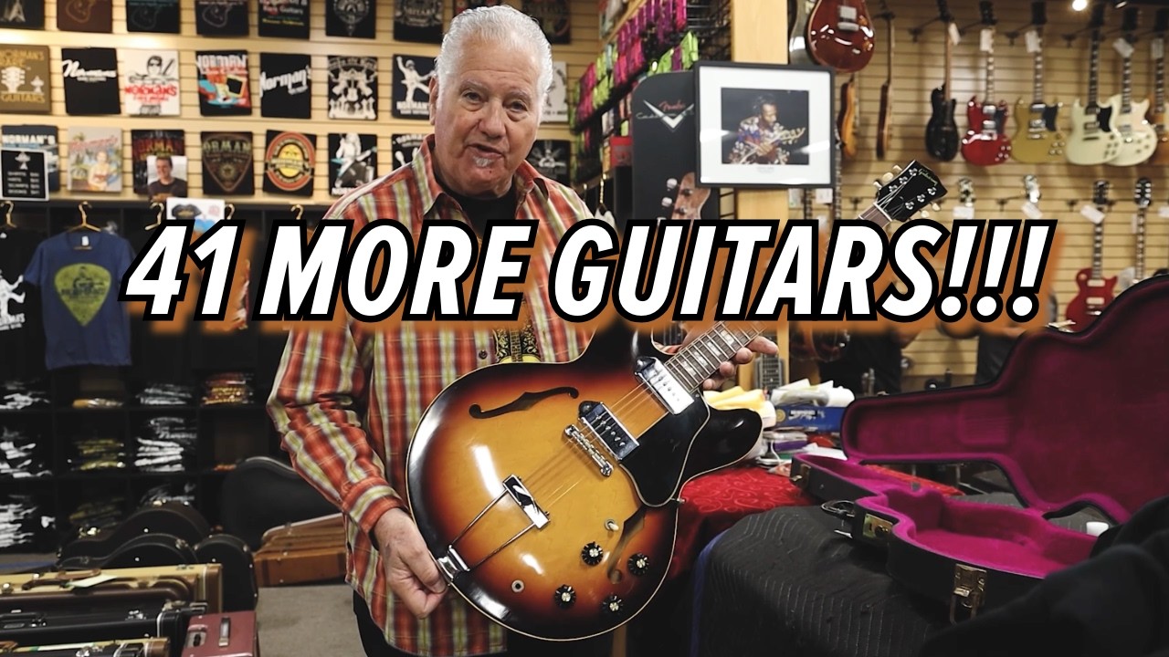 41 MORE GUITARS!!! - Norm goes shopping!!! - YouTube