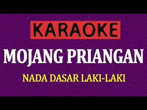 KARAOKE MOJANG PRIANGAN NADA LAKI LAKI