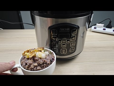 Blueberry Oatmeal In Aroma Rice Cooker
