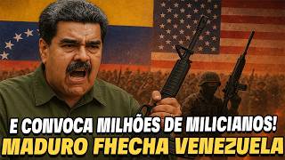 MADURO OBRIGA VENEZUELANOS A LUTAR CONTRA OS EUA POR APENAS 1 DÓLAR!