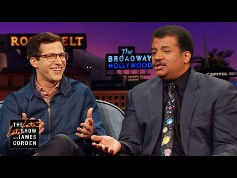 , title : 'Andy Samberg’s Three Questions for Neil deGrasse Tyson'