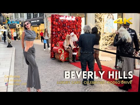 Inside BEVERLY HILLS 🇺🇸 Most LUXURIOUS Street | 4K Walk