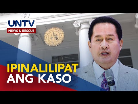 DOJ, positibo na pagbibigyan ang hiling na ilipat angkaso ni Quiboloy sa Pasig City