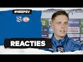 ? 'Mogen echt tevreden zijn met een punt' | Reacties sc Heerenveen - PSV | Joey Veerman & Rami Kaib