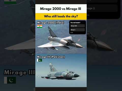 Mirage 2000 vs Mirage III | Legendary Dogfighters | The Top Artillery