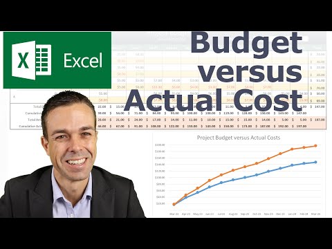 How to Make a Budget Template in Excel - Budget versus Actual Cost!