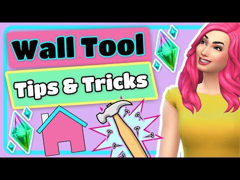 Part of a video titled The Sims 4 Wall Tool Tips and Tricks Tutorial - YouTube