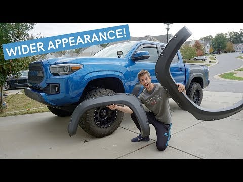 How To Install 3rd Gen Toyota Tacoma FENDER FLARES!