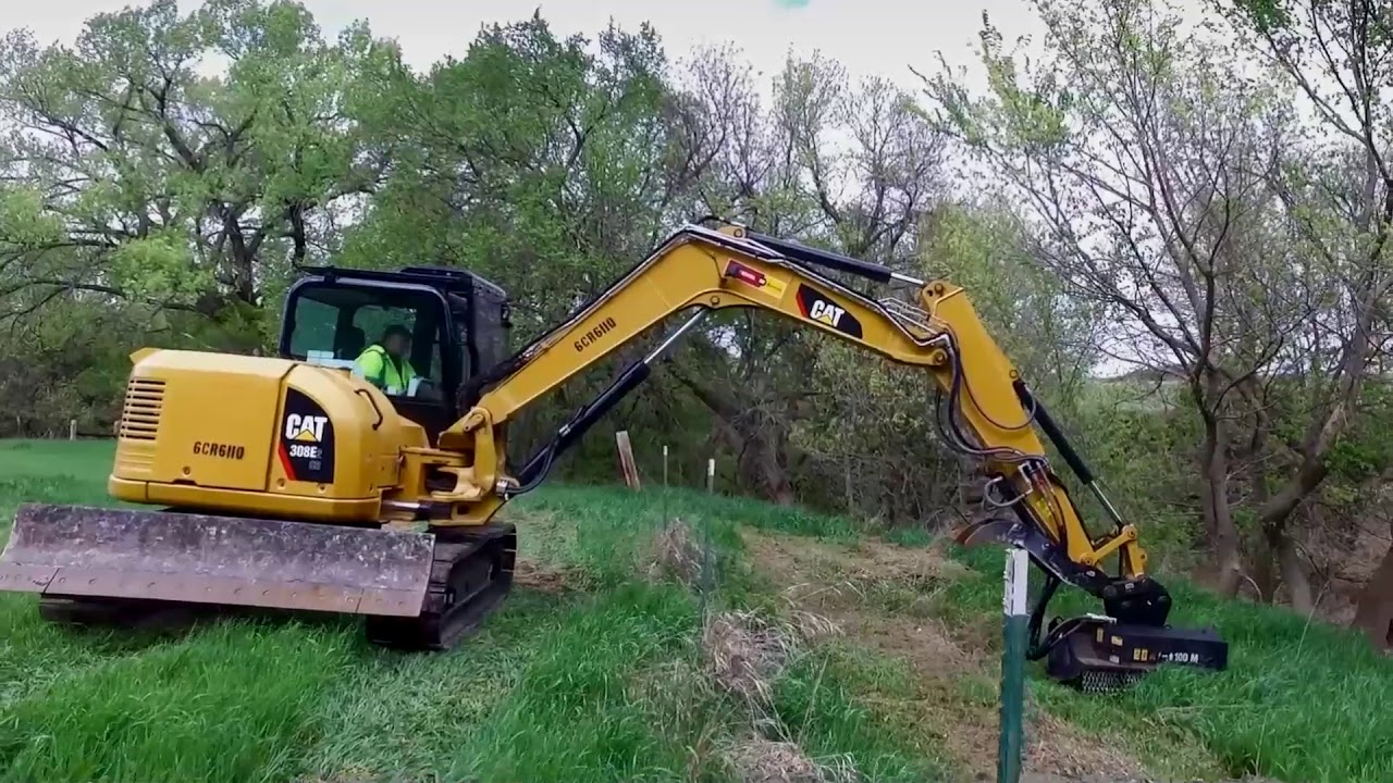 Cat® Flail Mower at Work