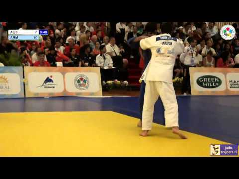 Judo World Championships Cadets Miami 2013: Knoester (AUS) - Mkrtchyan (ARM) [-66kg]