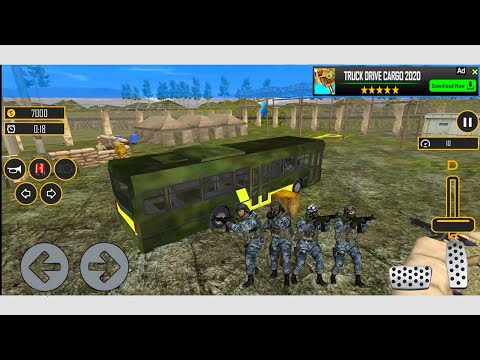 US Army Transpor Bus Duty 2019 Update - Guard Squad | Android Gameplay