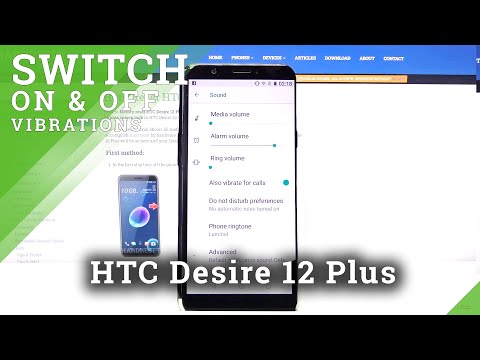 How to Manage Sound Customization on HTC Desire 12 Plus – Vibration Settings