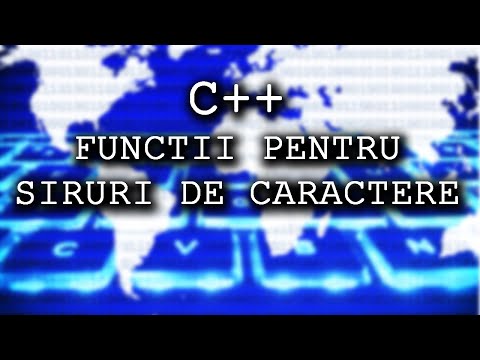 Functii pentru siruri de caractere in C++ - ECD. INF. ADRIAN IGNAT