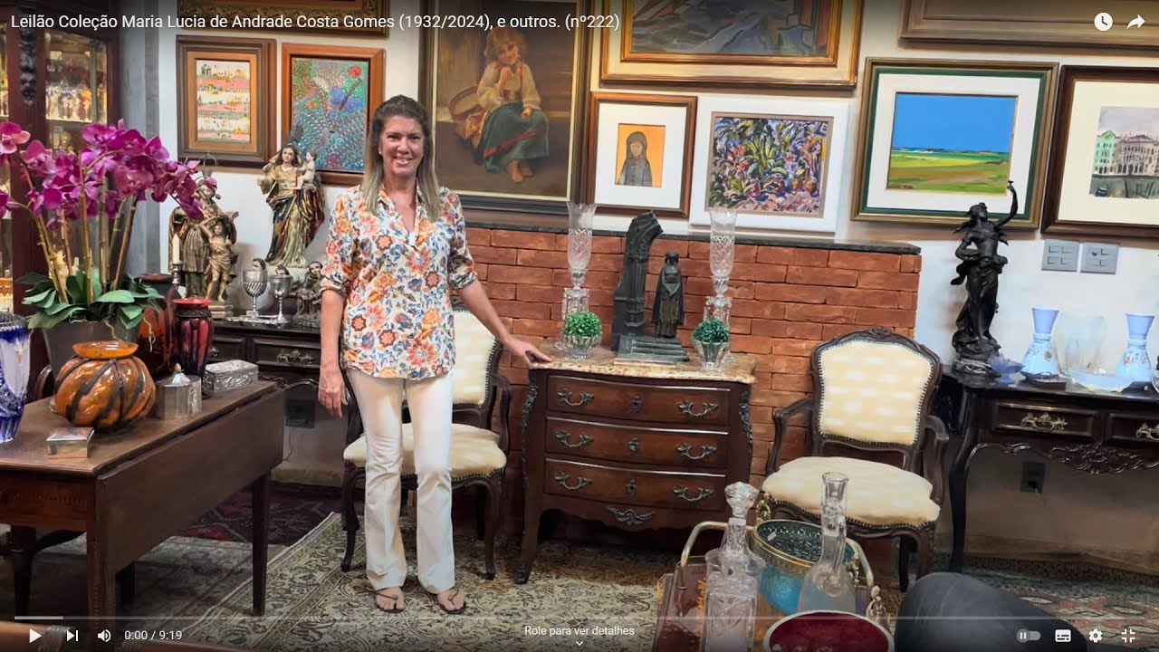 Leilão Coleção Maria Lucia de Andrade Costa Gomes (1932/2024), e outros. (nº222)