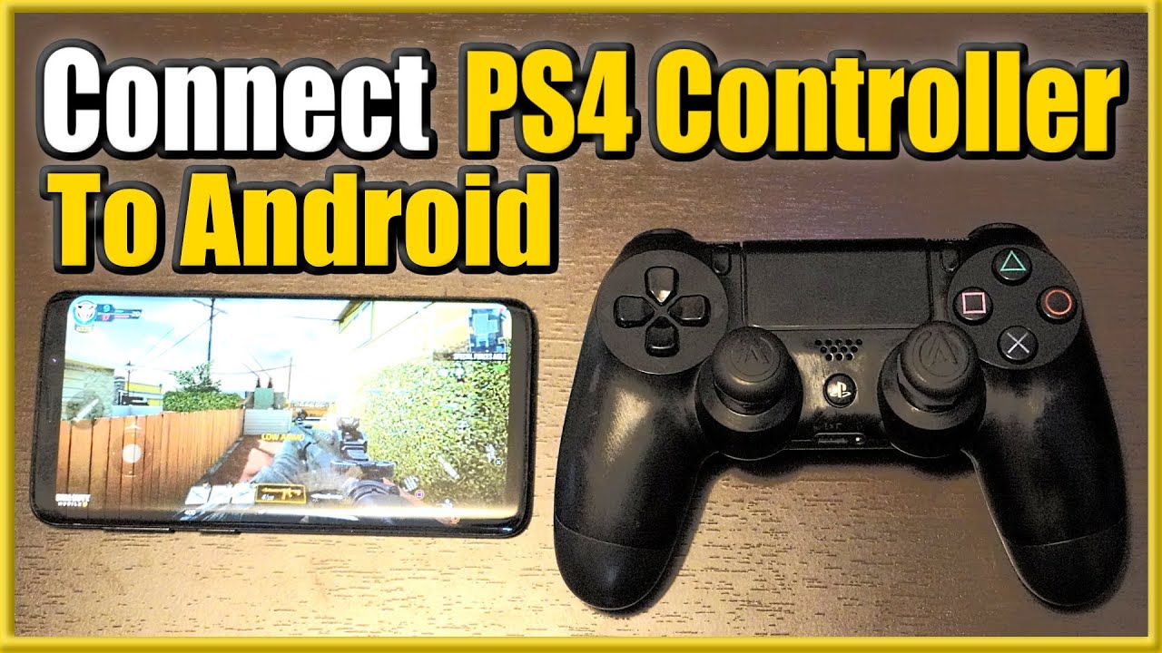 How to Connect PS4 Controller to Android Phone using BLUETOOTH (Easy Method)