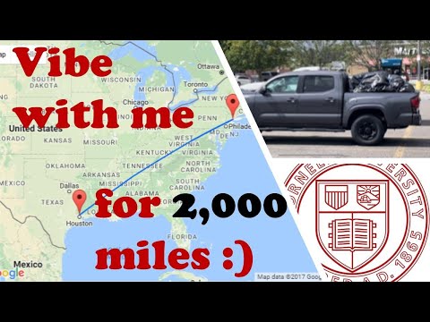 CORNELL ROAD TRIP VLOG | Moving to Ithaca, NY